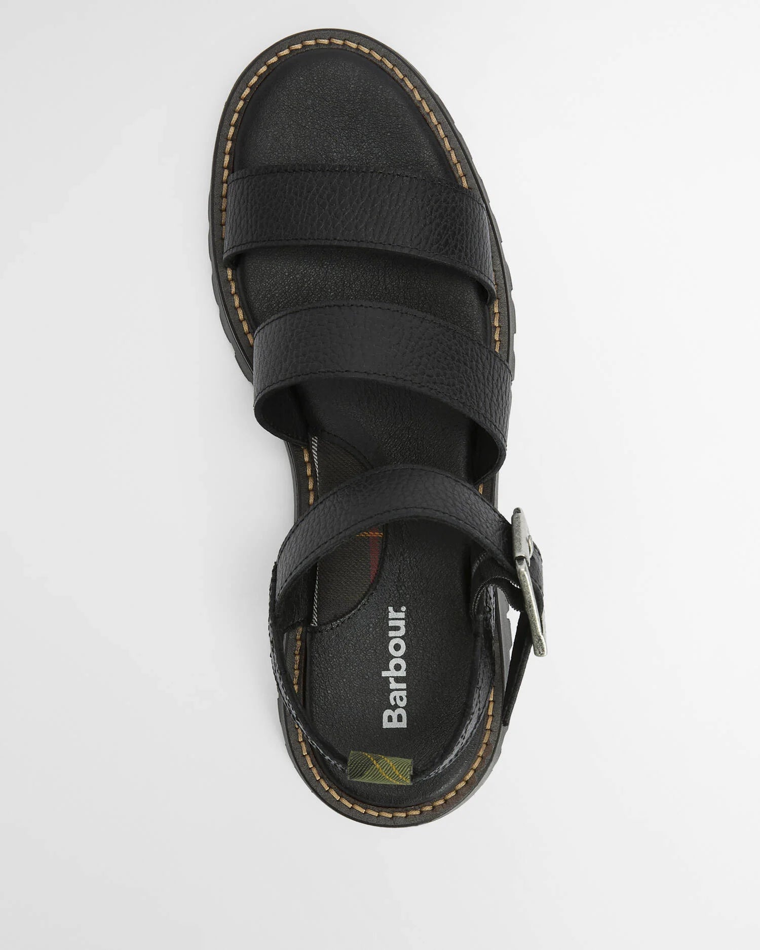 Barbour Black Gabby Sandal #Colour_Black