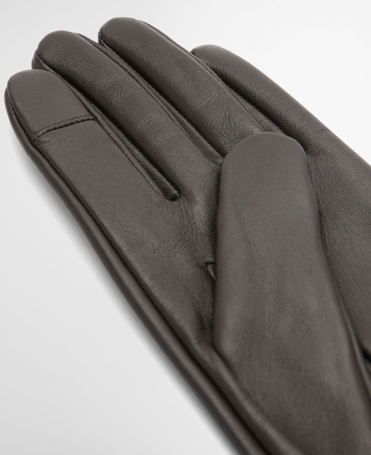 Barbour Arlene Leather Gloves #Colour_Brown/Muted