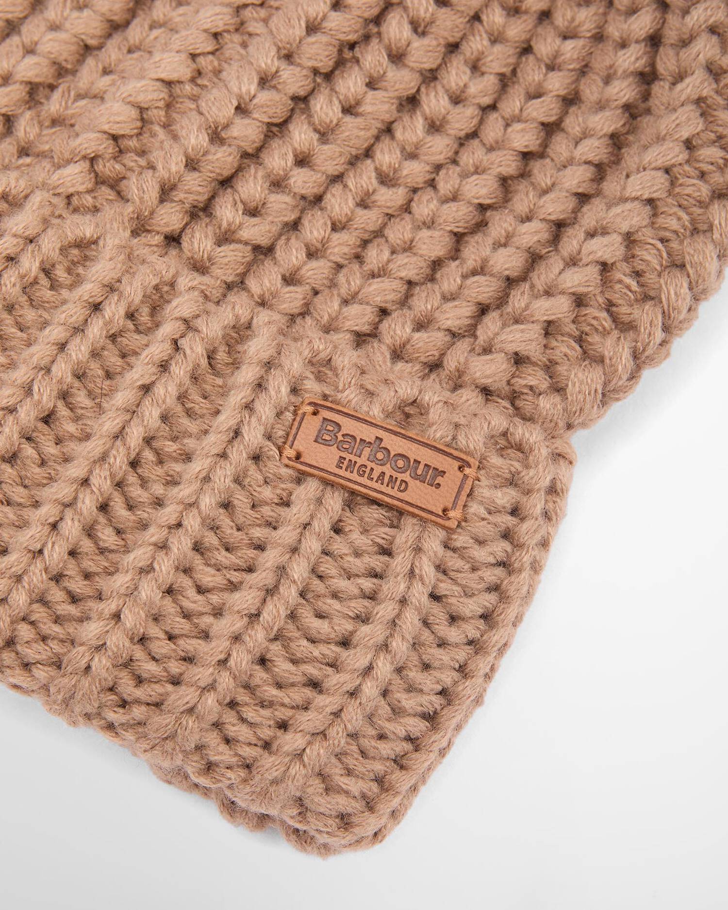 Barbour Mink Barbour Saltburn Beanie #Colour_Mink