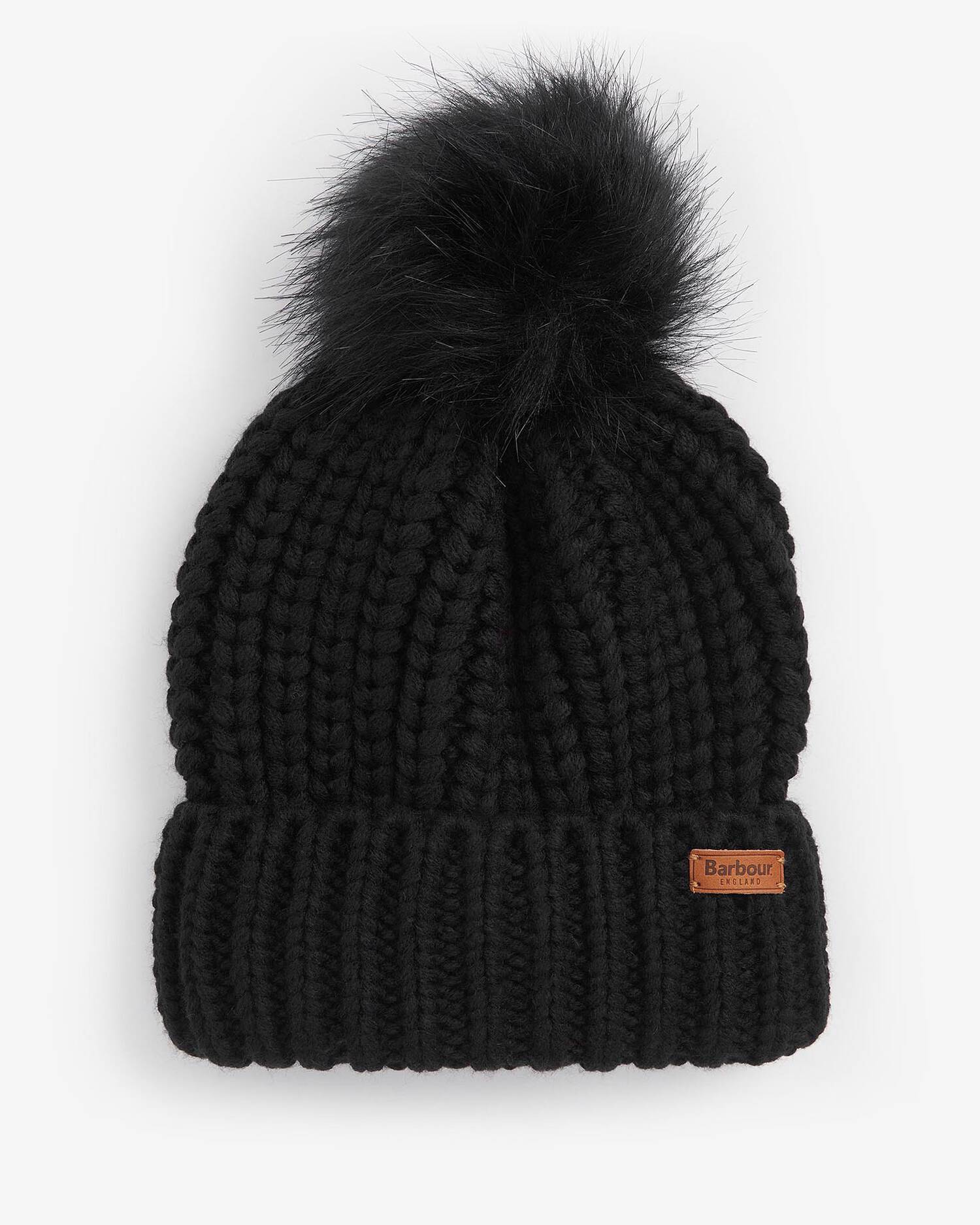Barbour Black Barbour Saltburn Beanie #Colour_Black