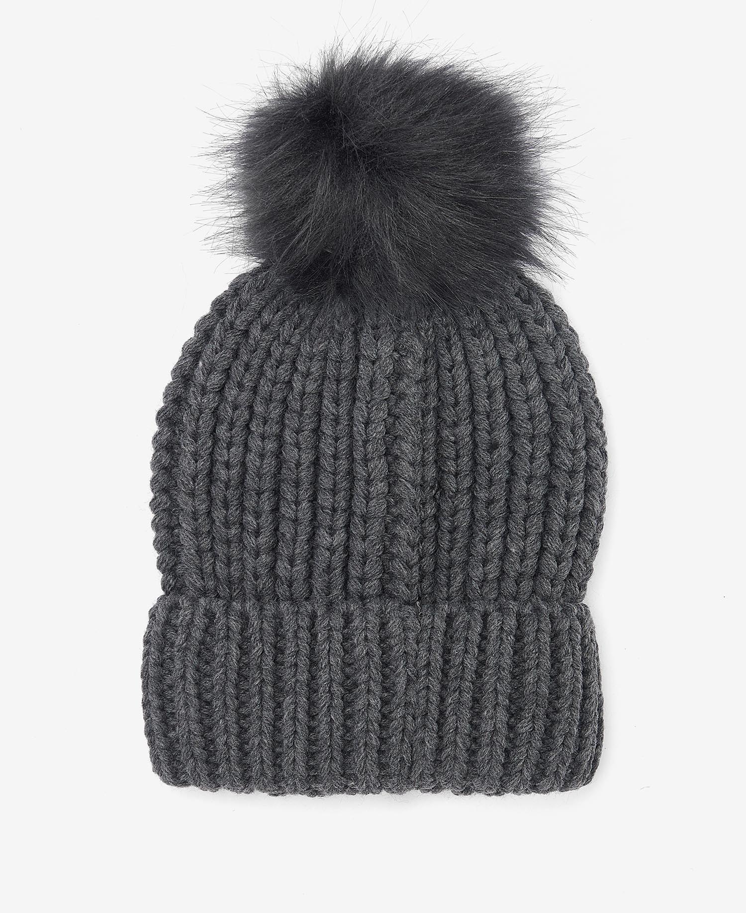 Barbour Charcoal Barbour Saltburn Beanie #Colour_Charcoal