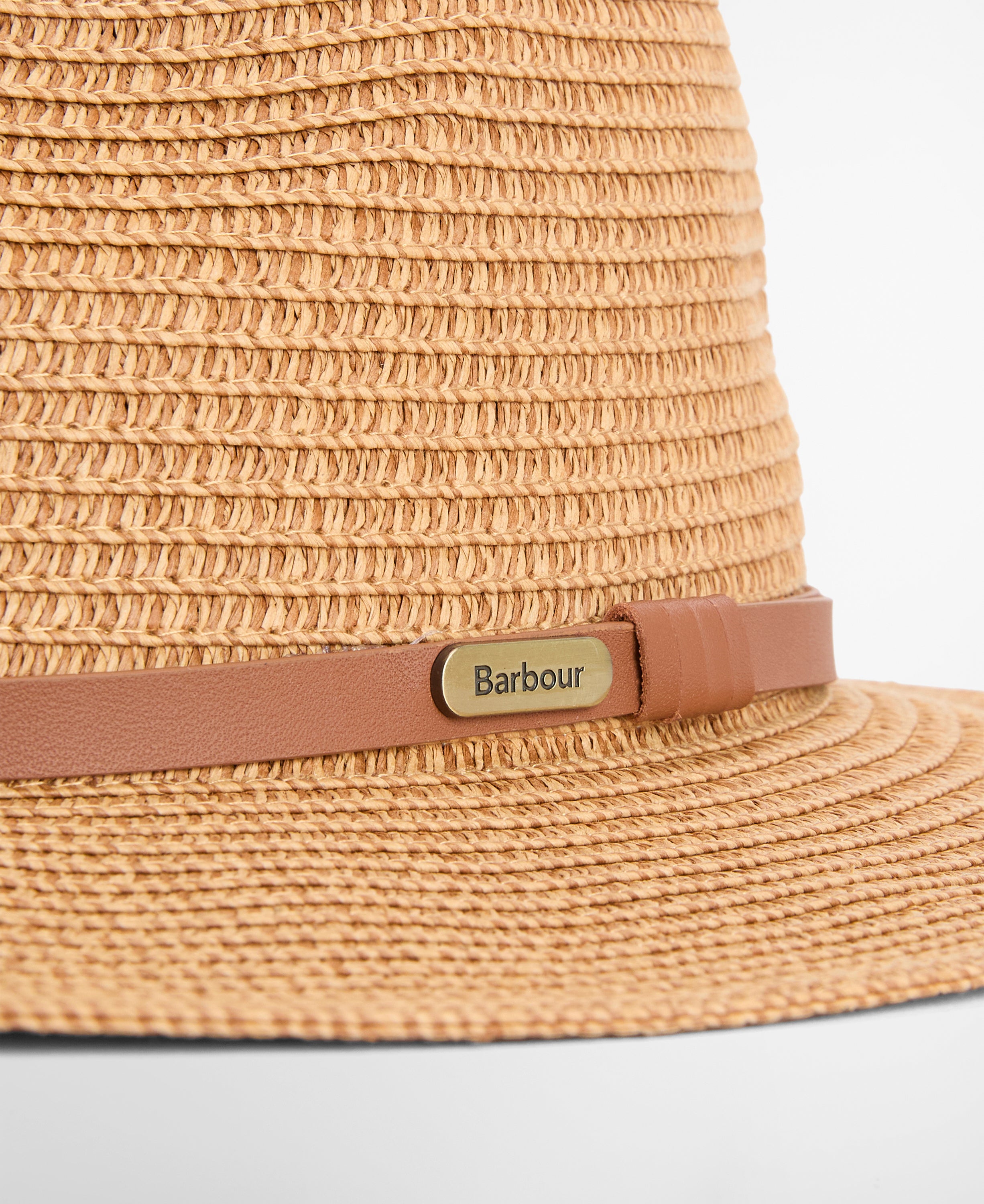 Barbour Tan Evelyn Braid Trilby Hat #Colour_Tan