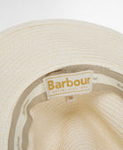 Barbour Ecru Evelyn Braid Trilby Hat #Colour_Ecru