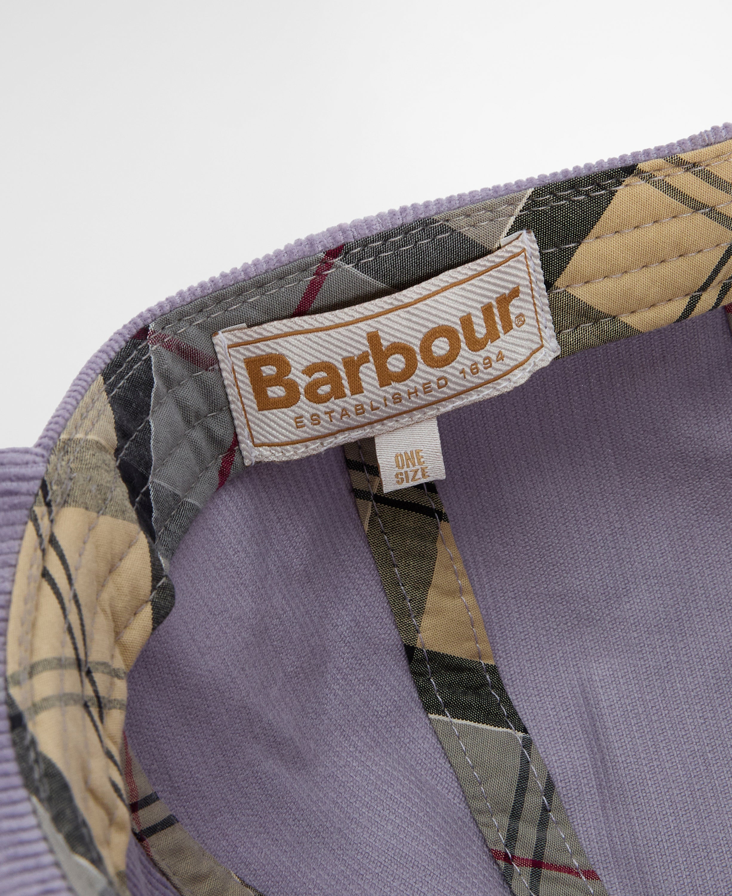 Barbour Heather Mist Oakley Cord Cap #Colour_Heather Mist