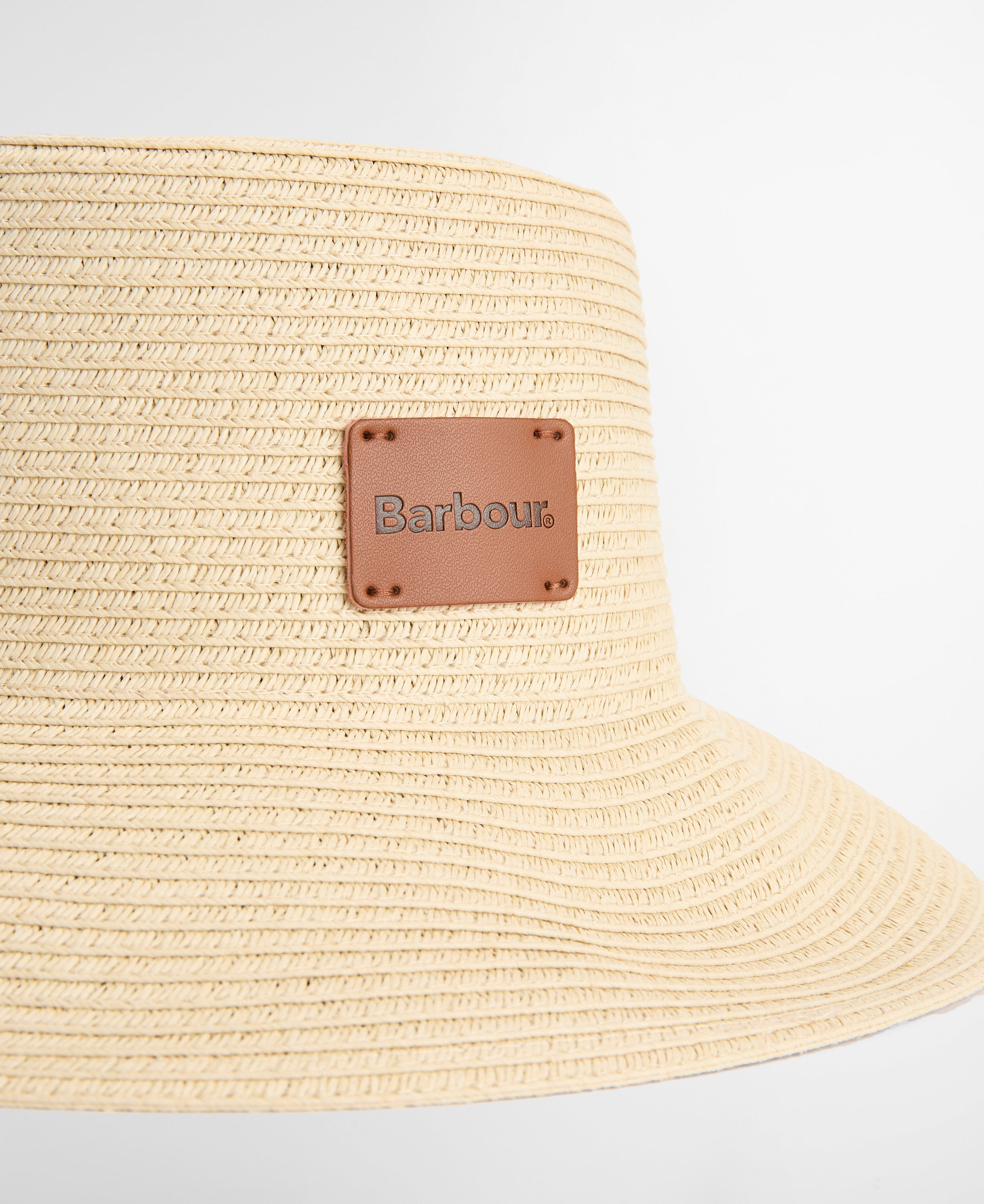 Barbour Natural Polly Braid Bucket Hat #Colour_Natural