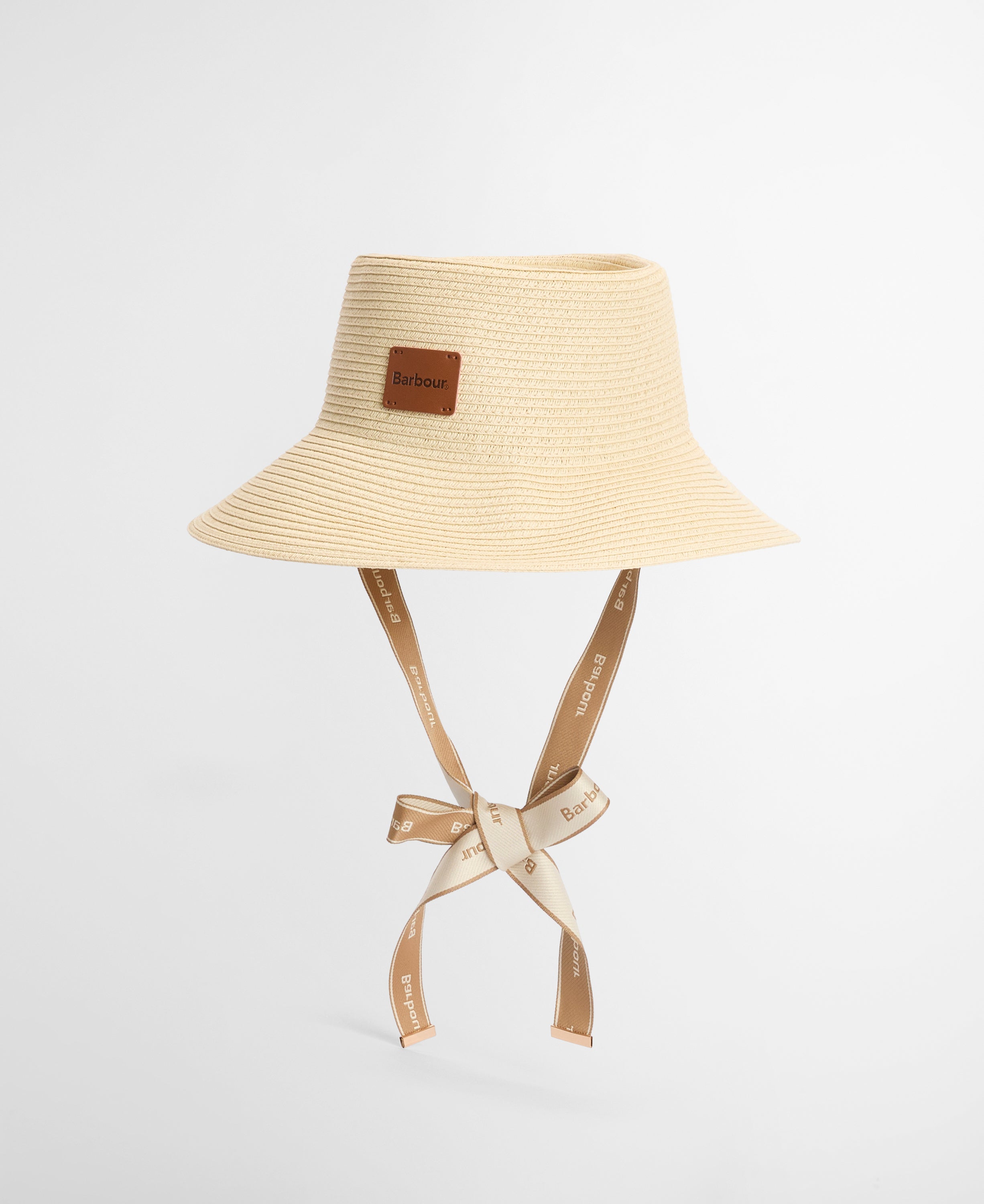 Barbour Natural Polly Braid Bucket Hat #Colour_Natural