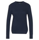 Barbour Navy Hartland Crew Knitted Jumper #Colour_Navy