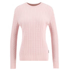 Barbour Pink Hartland Crew Knitted Jumper #Colour_Pink