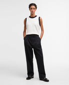 Barbour Cloud/Navy Salthill Knitted Vest #Colour_Cloud/Navy