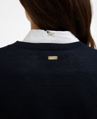 Barbour Navy Clover Knitted Jumper #Colour_Navy