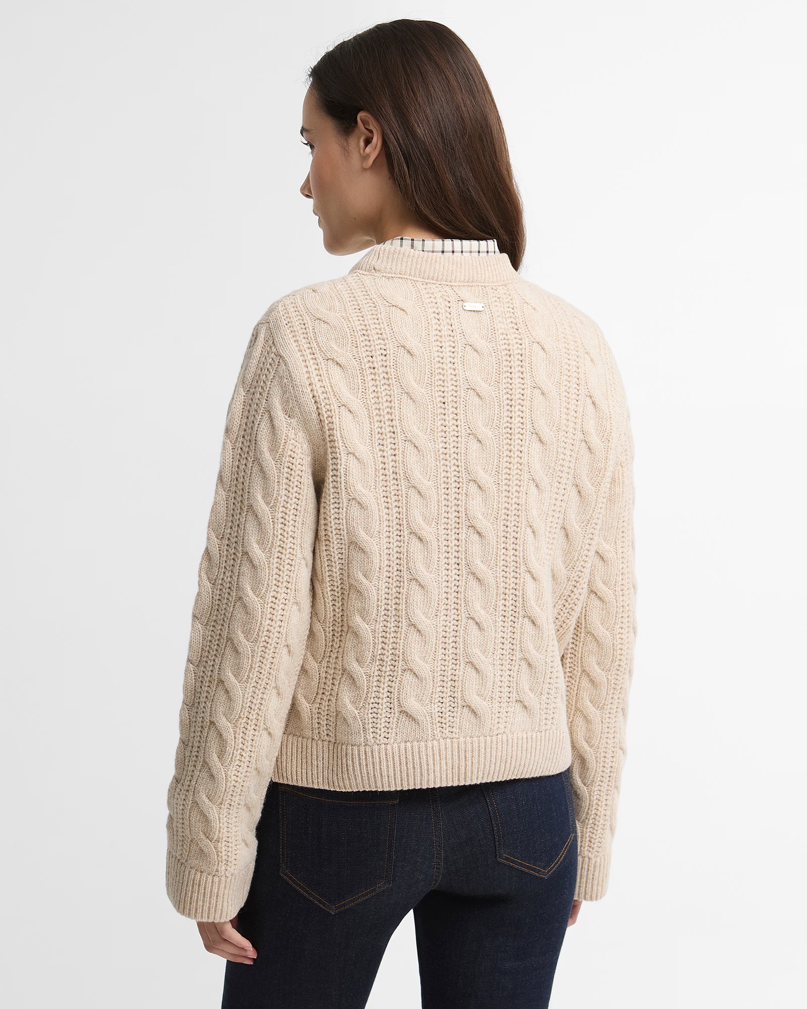 Barbour Joan Knitted Jumper #Colour_Birch
