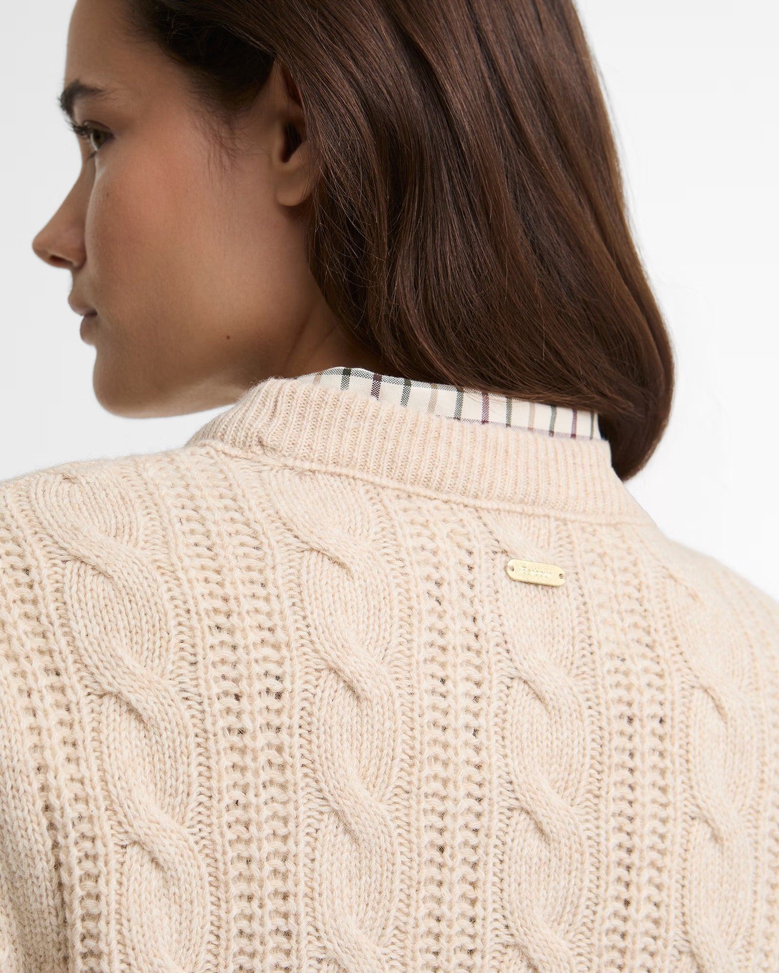 Barbour Joan Knitted Jumper #Colour_Birch