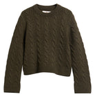 Barbour Joan Knitted Jumper #Colour_Olive