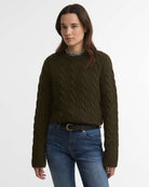 Barbour Joan Knitted Jumper #Colour_Olive