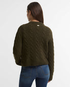 Barbour Joan Knitted Jumper #Colour_Olive
