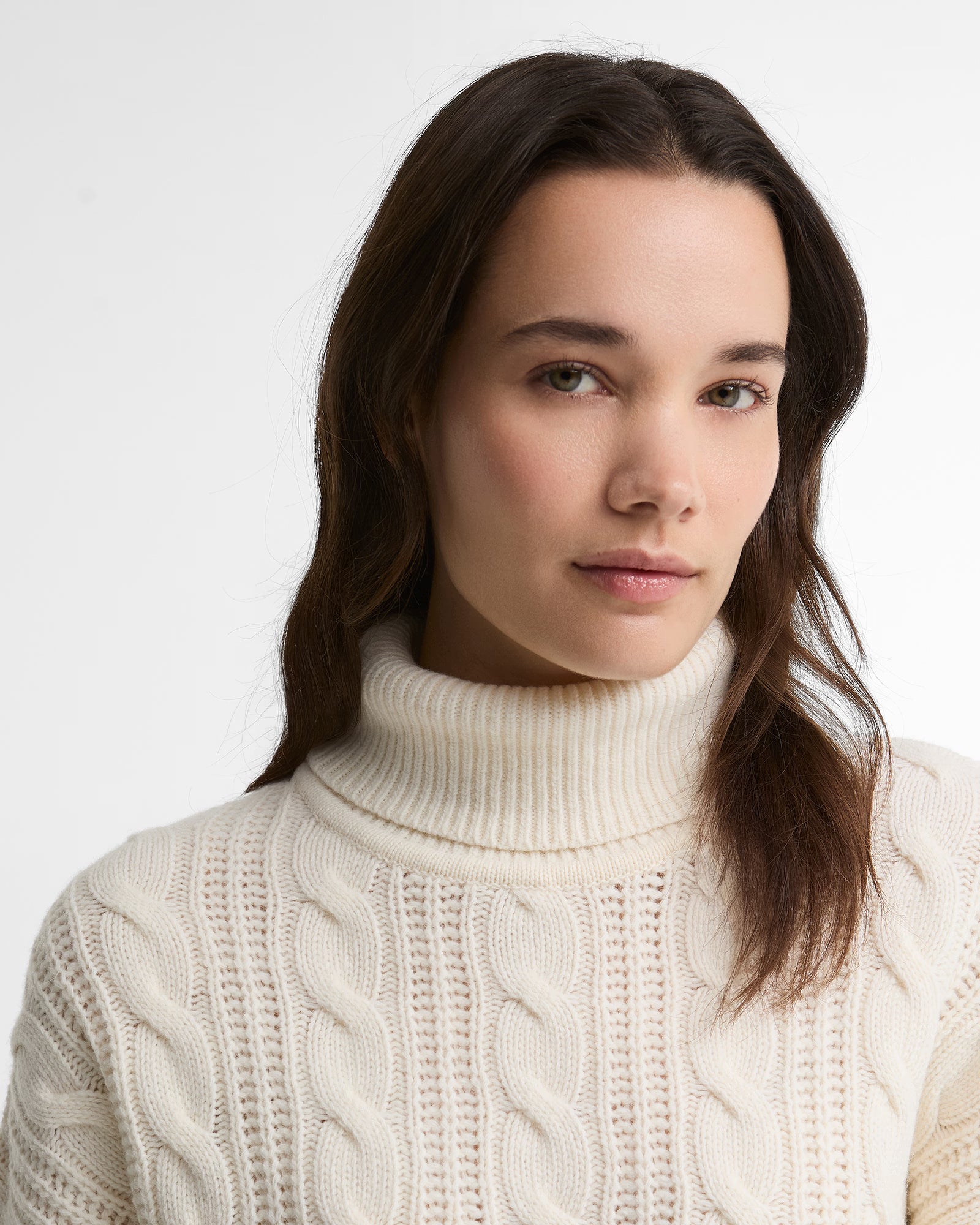 Barbour Agatha Knitted Jumper #Colour_Ecru