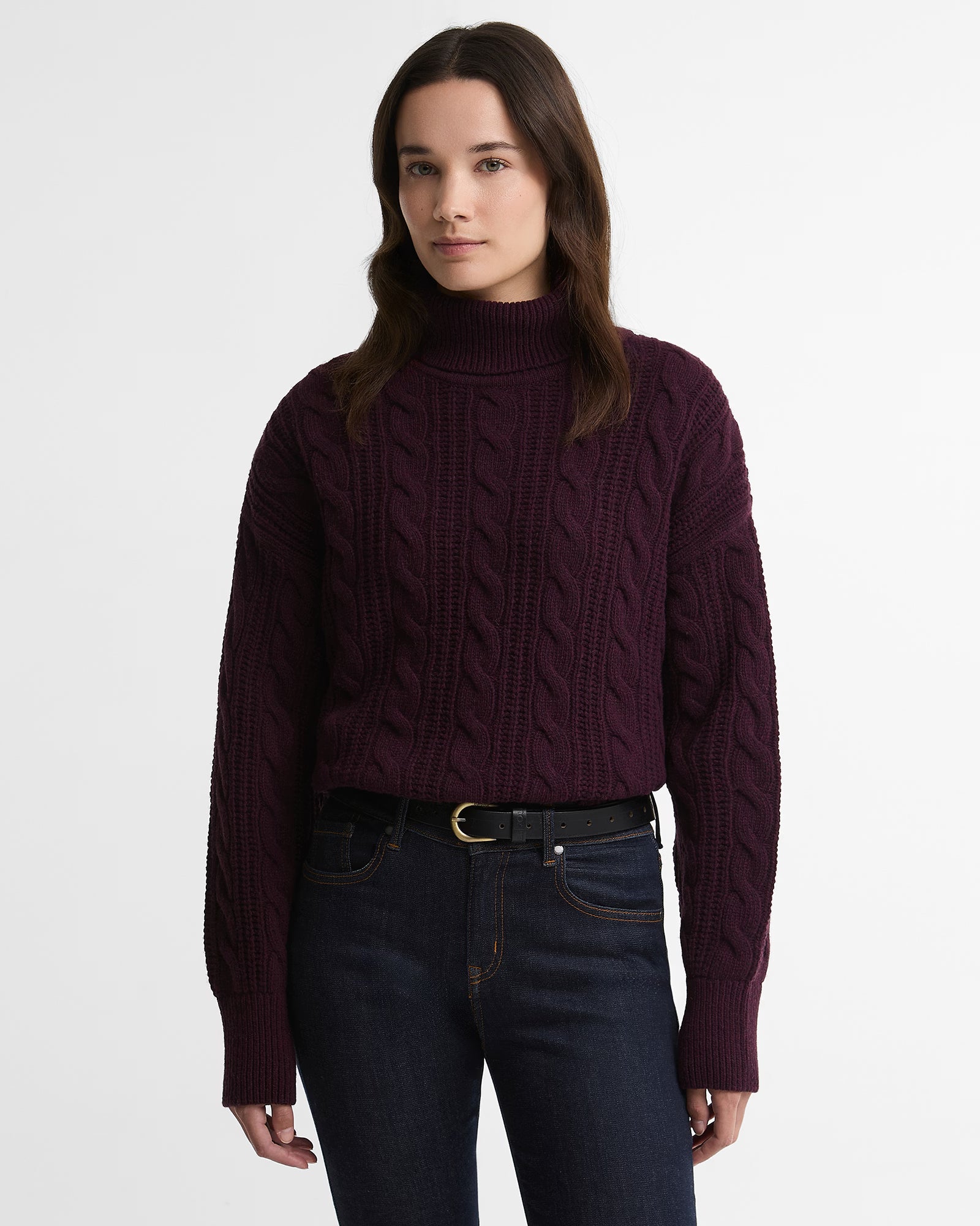 Barbour Agatha Knitted Jumper #Colour_Fig