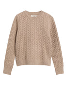 Barbour Ashdown Cable Knitted Jumper #Colour_Honey