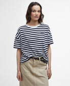 Barbour Navy Stripe Adria Top #Colour_Navy Stripe