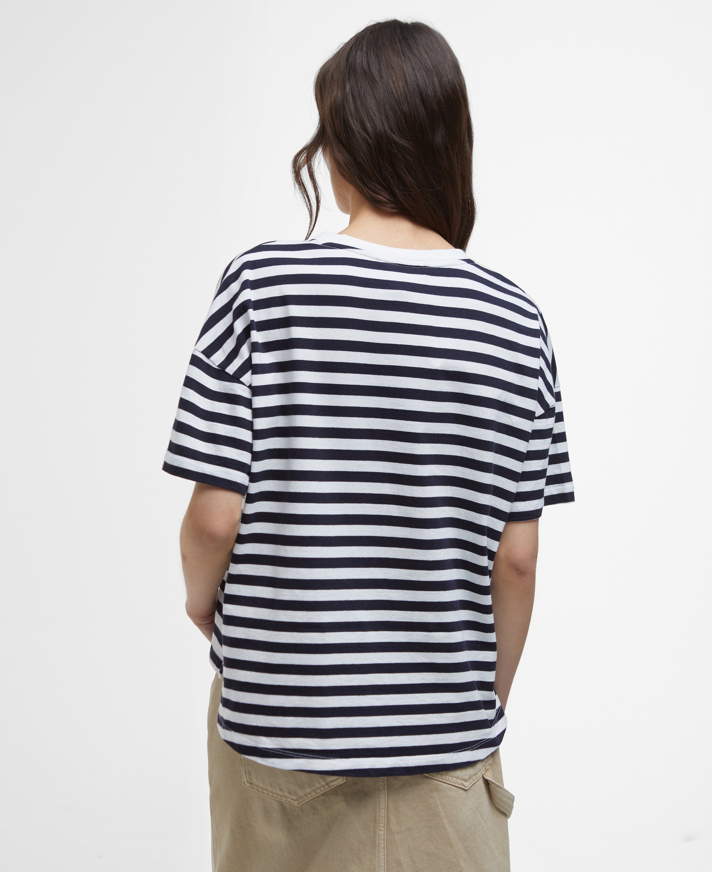 Barbour Navy Stripe Adria Top #Colour_Navy Stripe