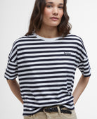 Barbour Navy Stripe Adria Top #Colour_Navy Stripe