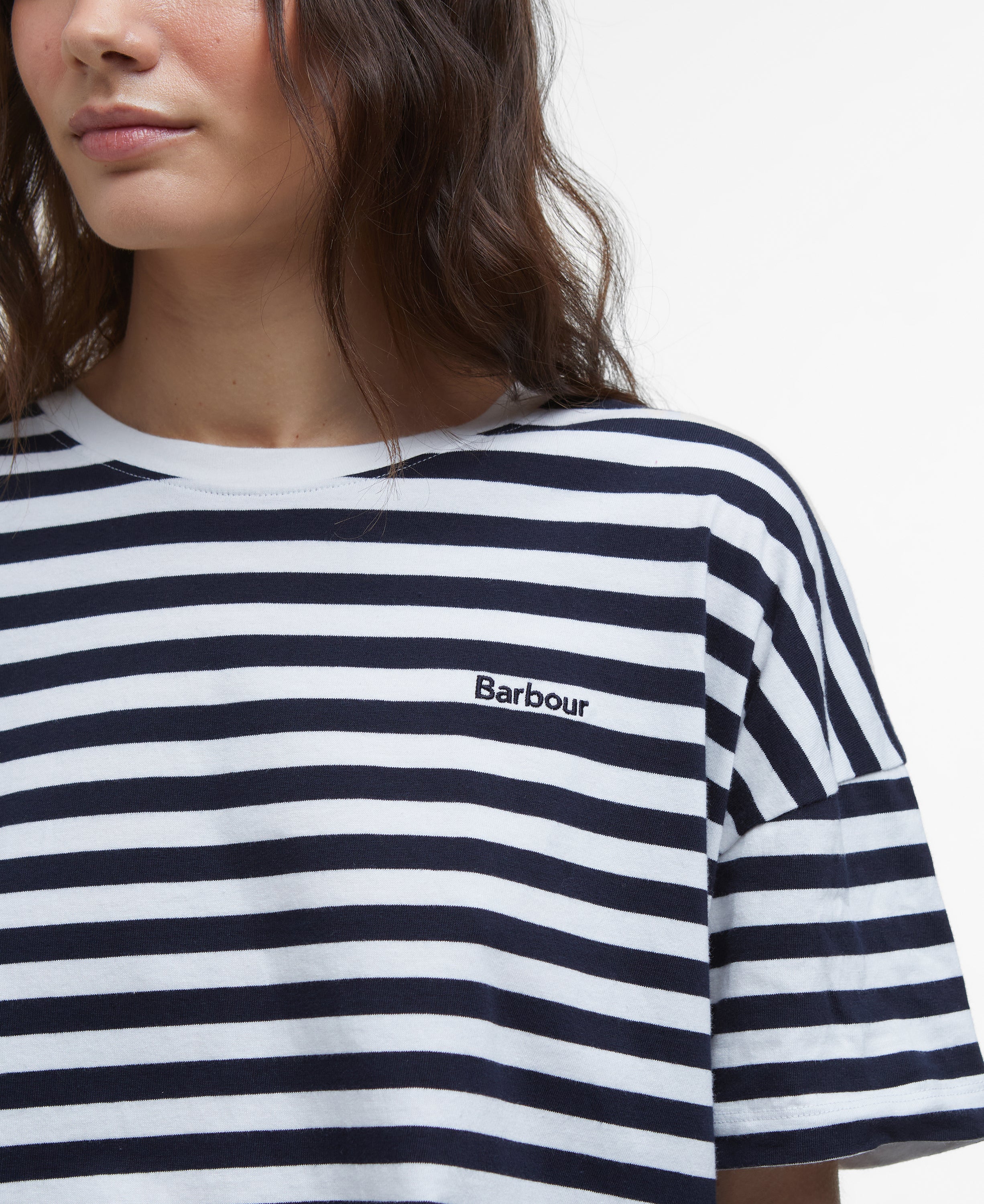 Barbour Navy Stripe Adria Top #Colour_Navy Stripe