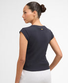 Barbour Dark Navy Verona Top #Colour_Dark Navy