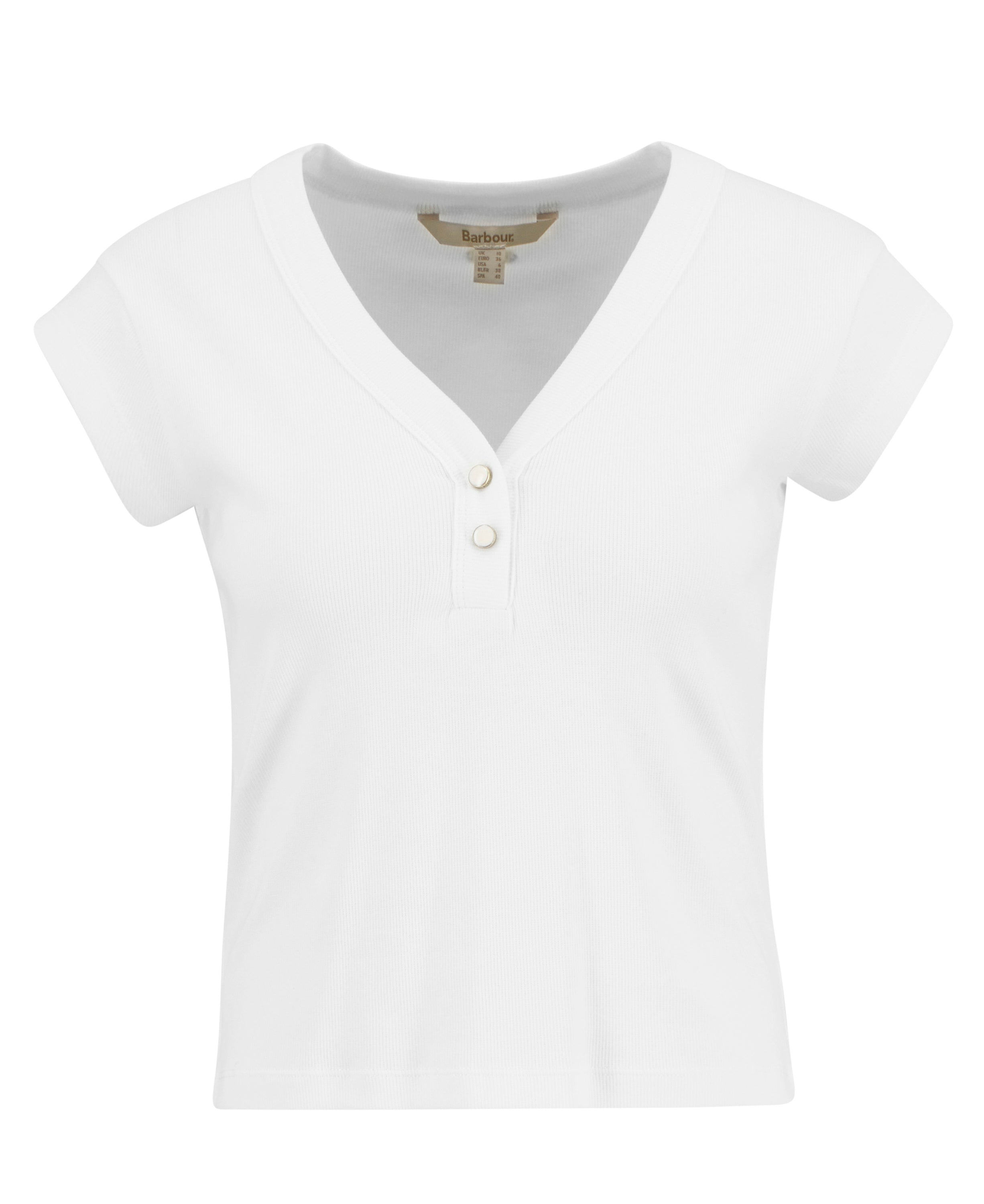 Barbour White Verona Top #Colour_White