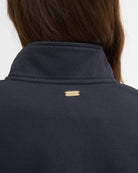 Barbour Dark Navy Zaria Half Zip Sweatshirt #Colour_Dark Navy