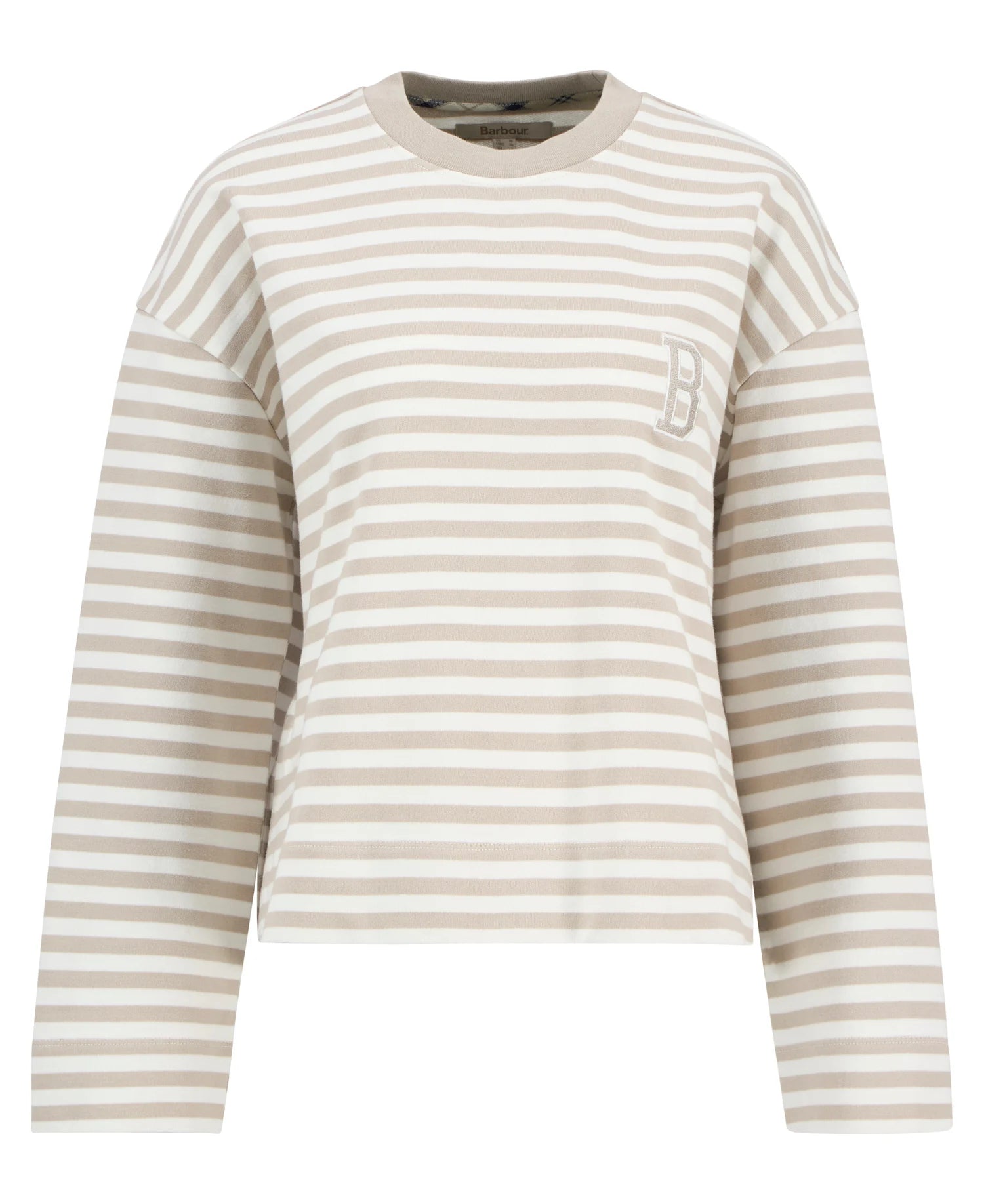 Barbour Mist Stripe Gabby Sweatshirt #Colour_Mist Stripe