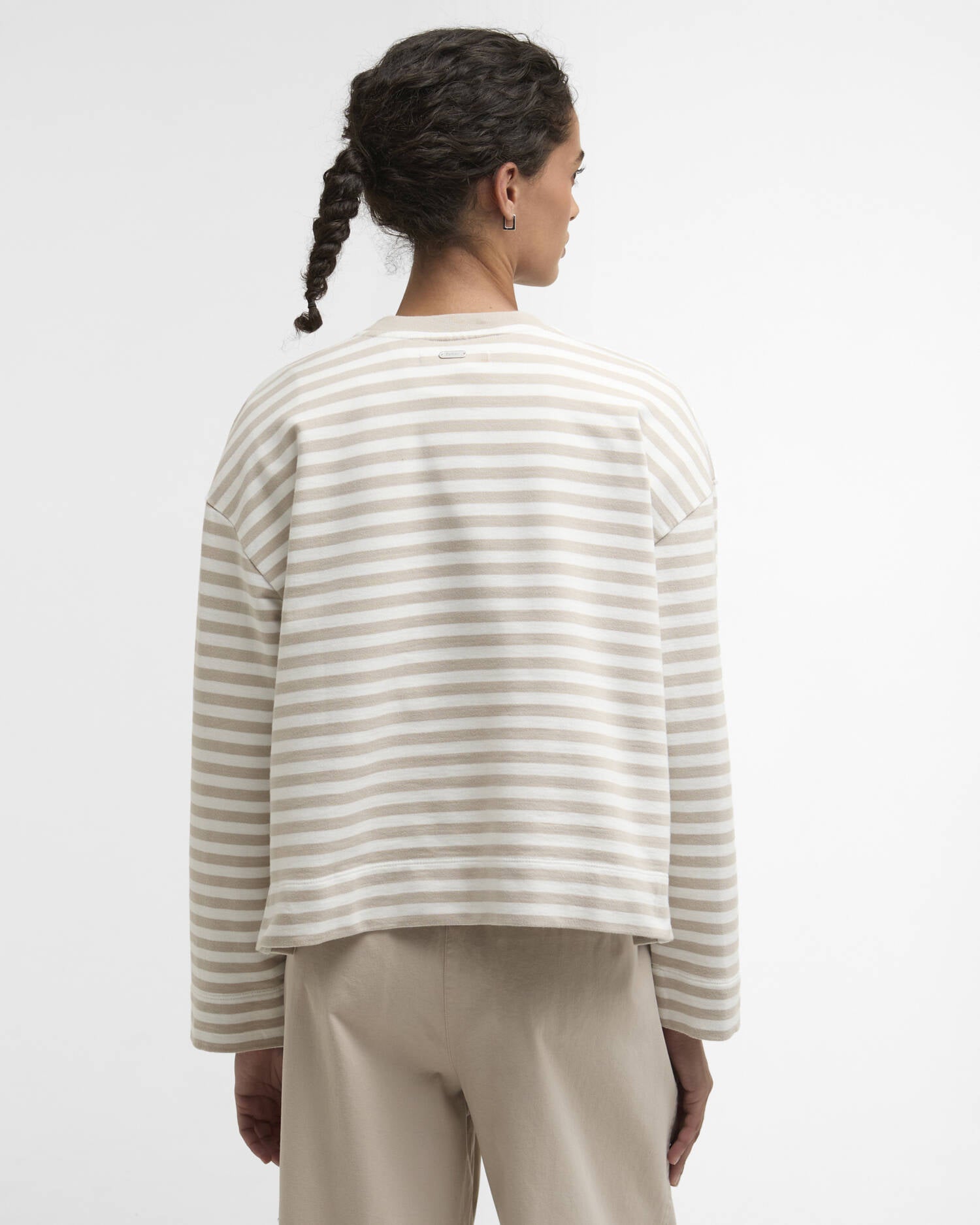 Barbour Mist Stripe Gabby Sweatshirt #Colour_Mist Stripe