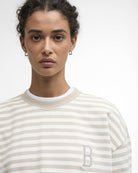 Barbour Mist Stripe Gabby Sweatshirt #Colour_Mist Stripe