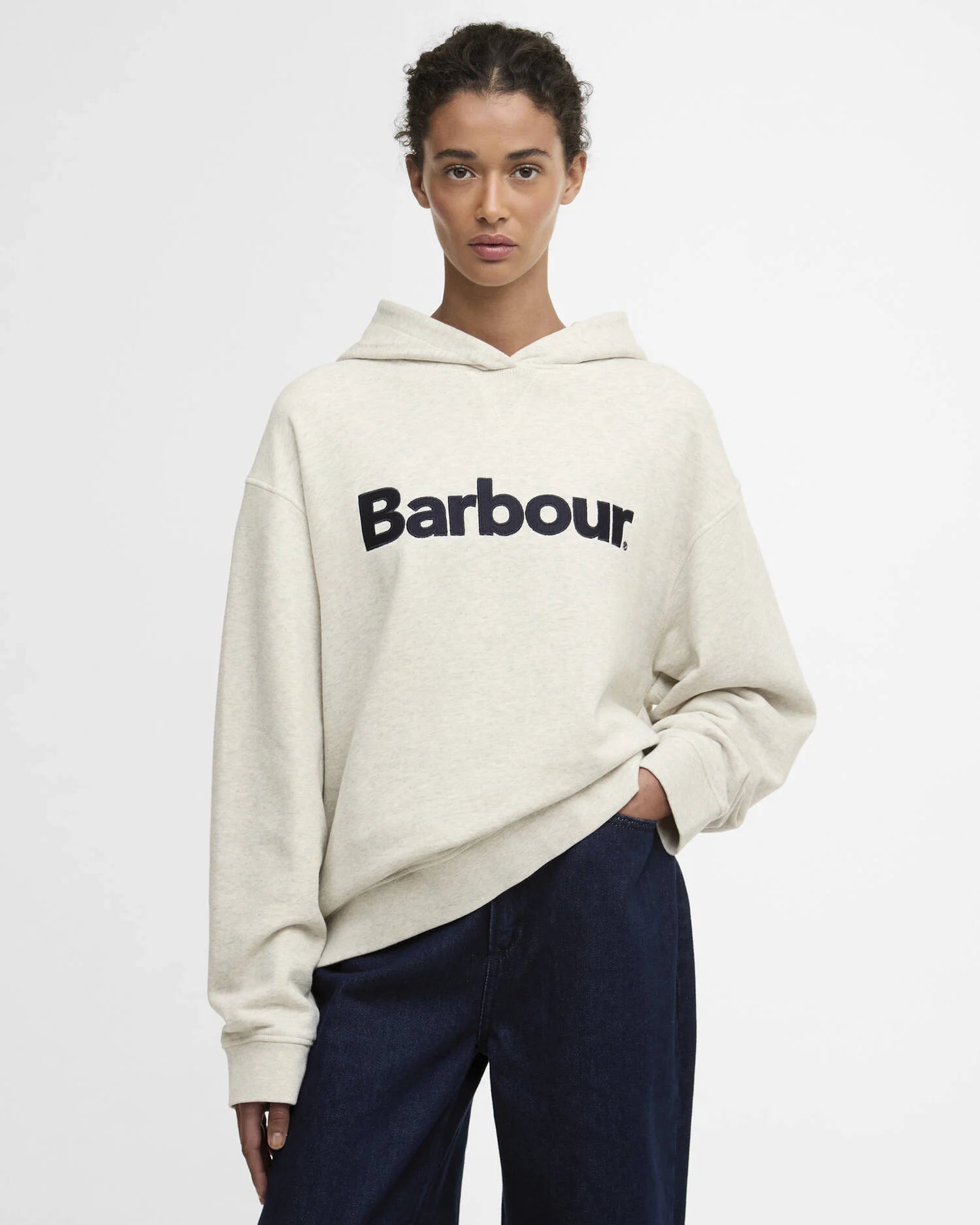 Barbour Cloud Marl Hartland Hoodie #Colour_Cloud Marl