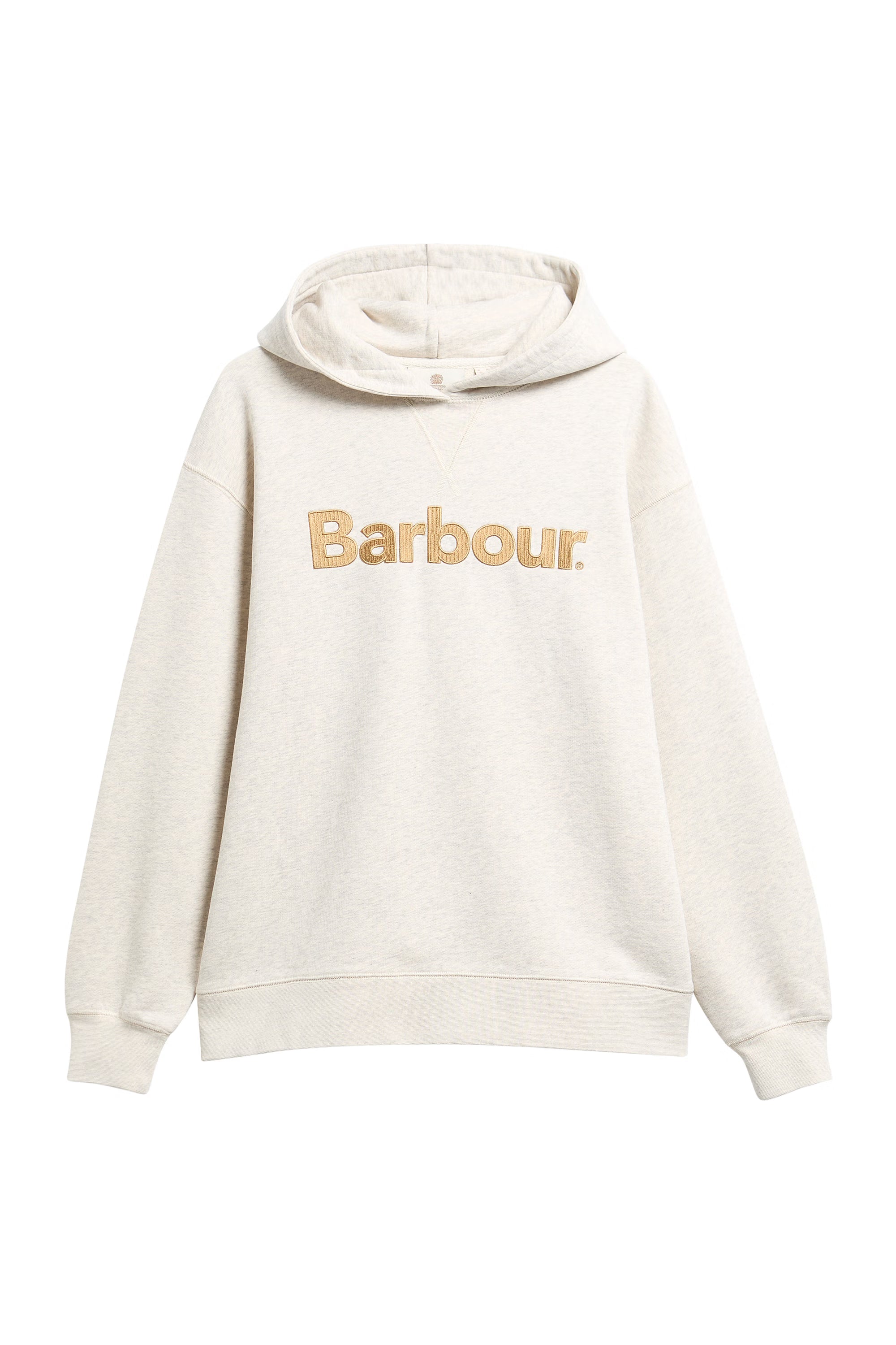 Barbour Hartland Hoodie #Colour_Cloud Marl/Warm Trench