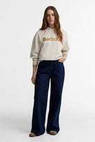 Barbour Hartland Hoodie #Colour_Cloud Marl/Warm Trench