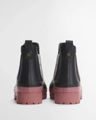 Barbour Navy/Cherry Blossom Mallow Chelsea Welly #Colour_Navy/Cherry Blossom