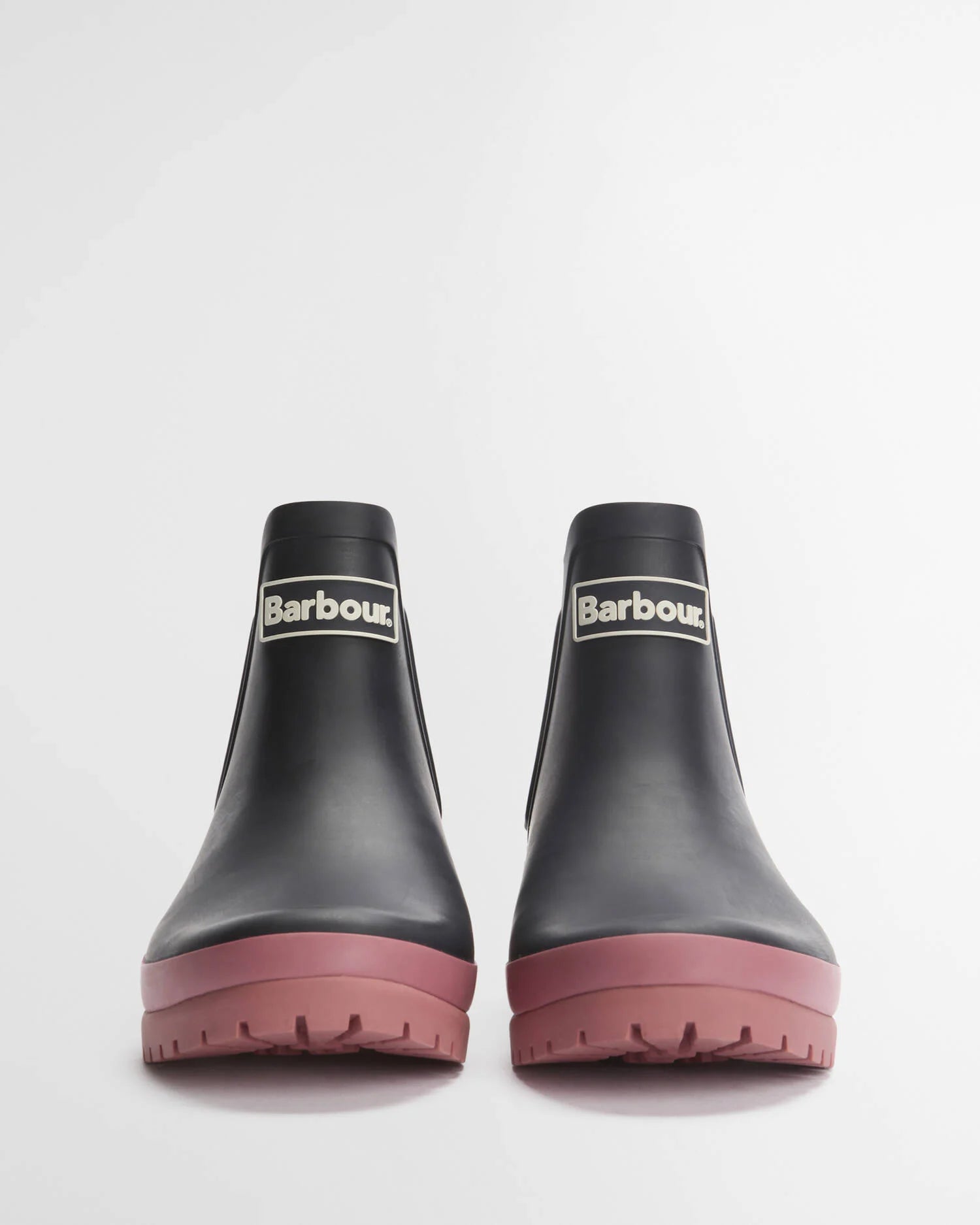 Barbour Navy/Cherry Blossom Mallow Chelsea Welly #Colour_Navy/Cherry Blossom