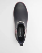 Barbour Navy/Cherry Blossom Mallow Chelsea Welly #Colour_Navy/Cherry Blossom