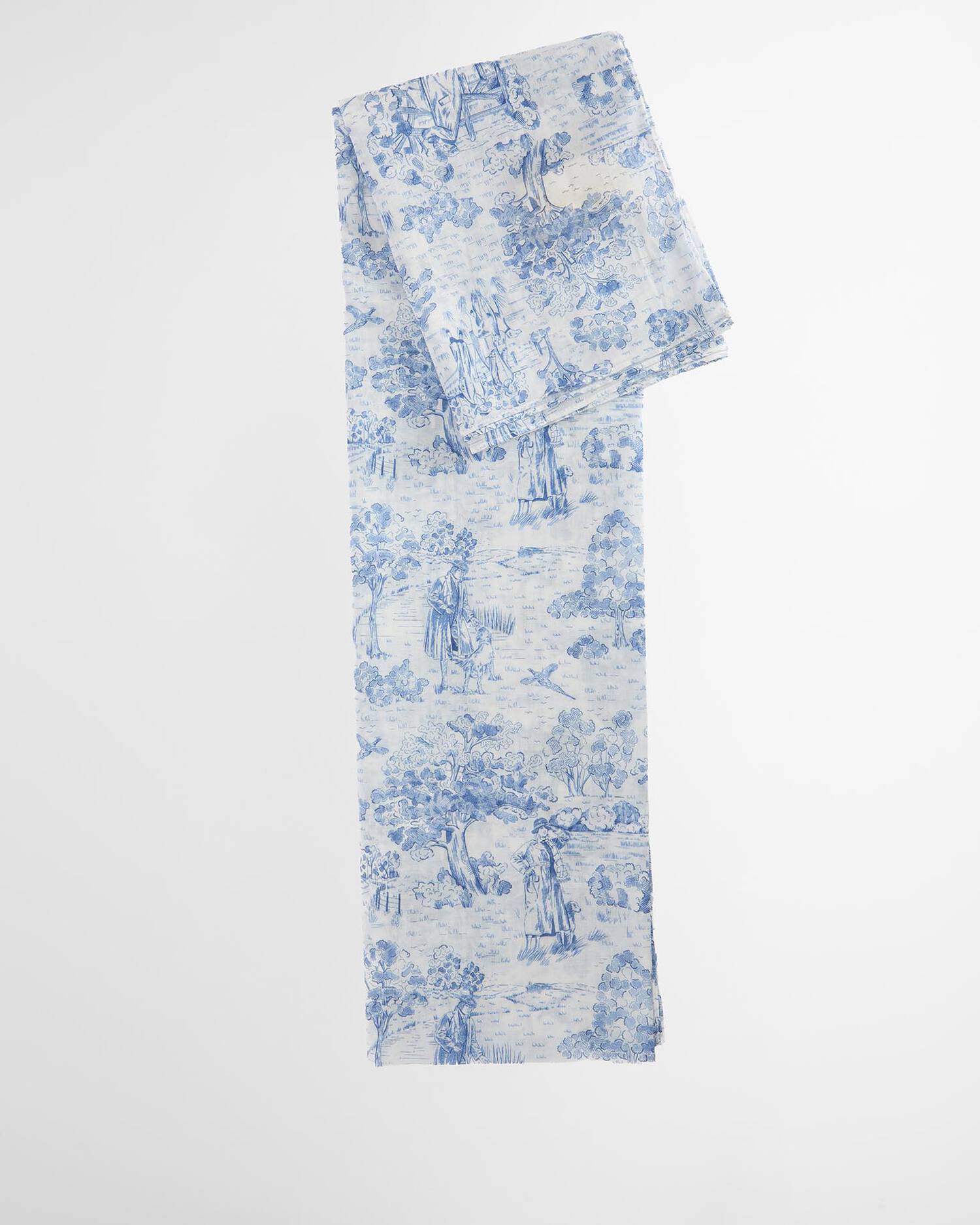Barbour White Wisteria Scarf #Colour_White