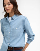 Barbour Chambray Zaria Shirt #Colour_Chambray