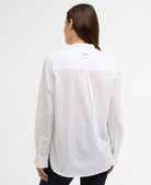 Barbour White Cynthia Shirt #Colour_White