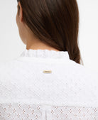 Barbour White Cynthia Shirt #Colour_White
