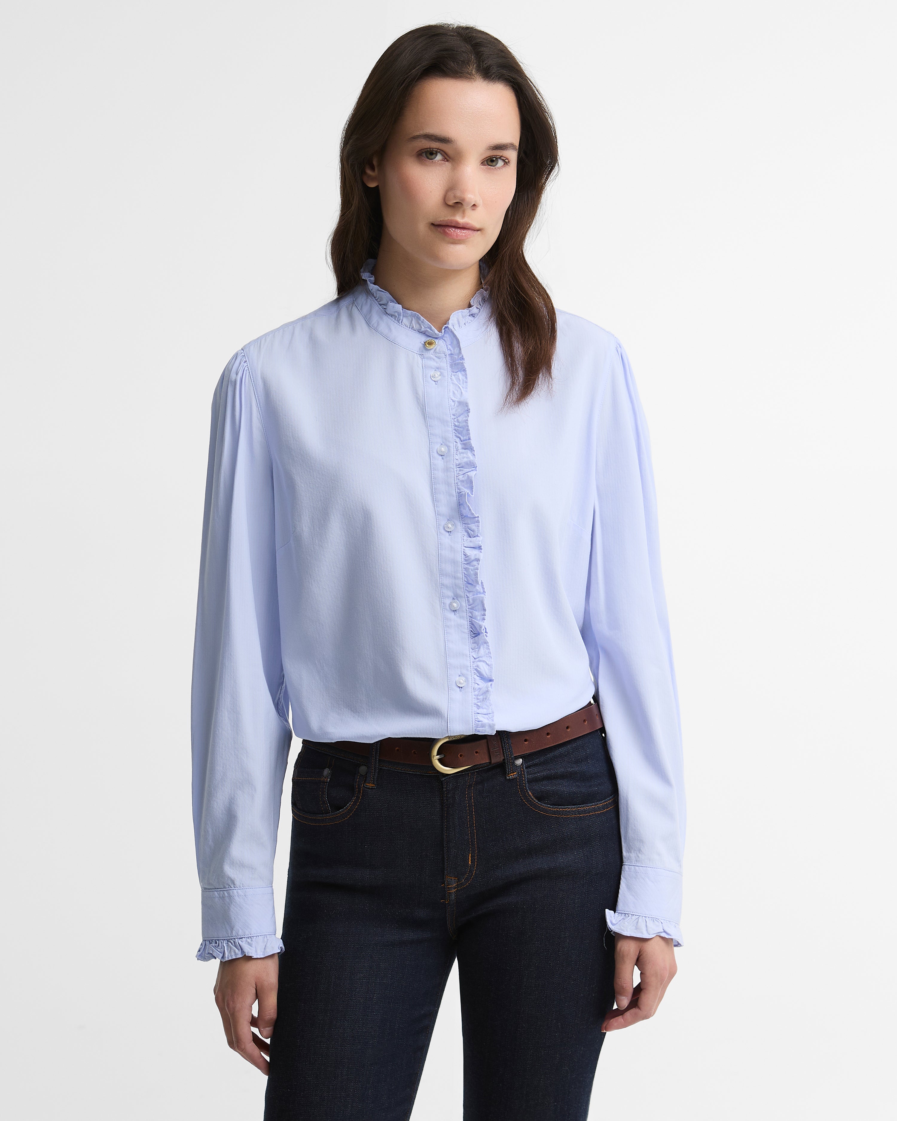 Barbour Antoinette Shirt #Colour_Pale Blue