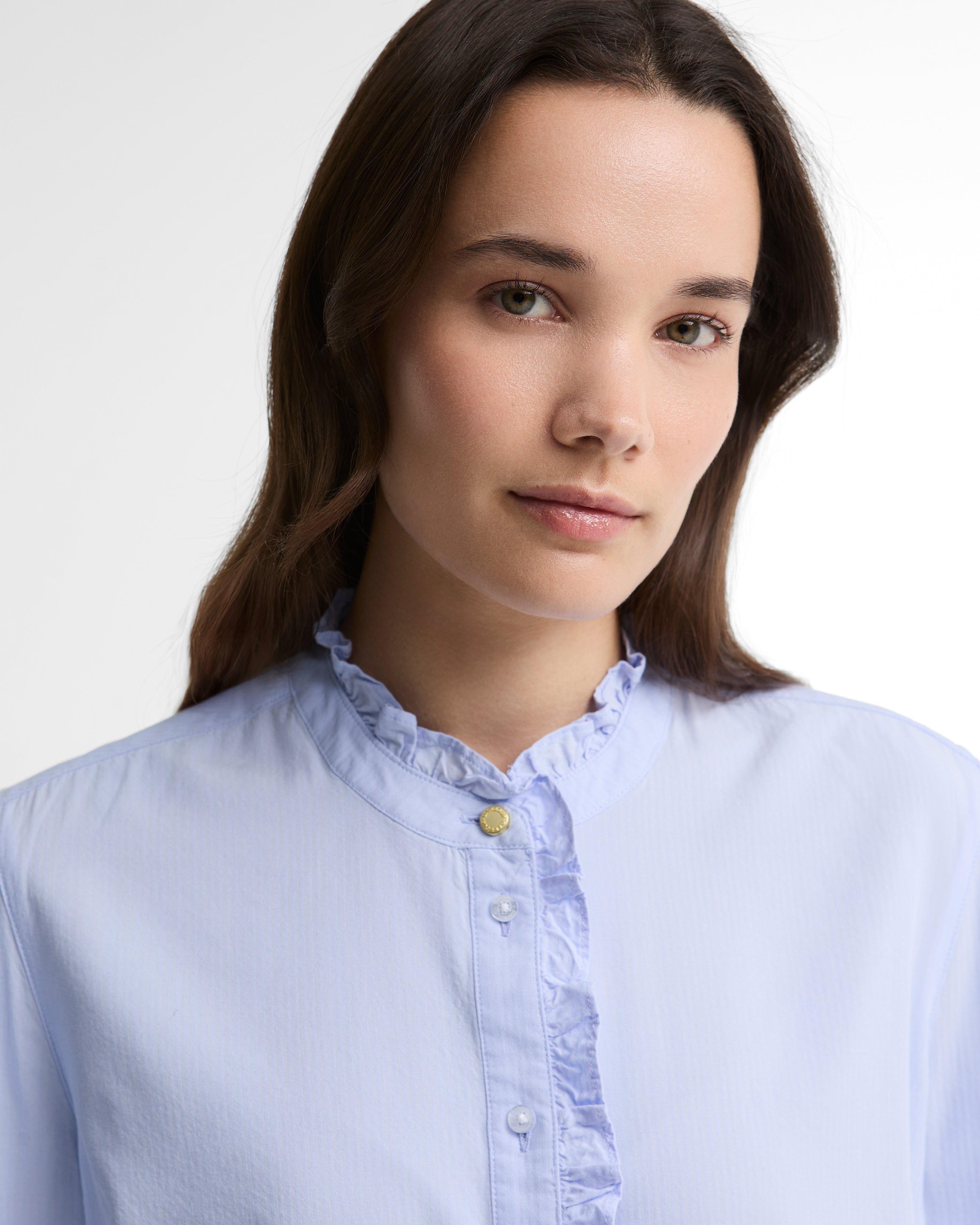 Barbour Antoinette Shirt #Colour_Pale Blue