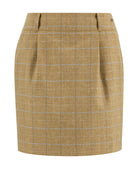 Barbour Soft Blue Tweed Petunia Mini Skirt #Colour_Soft Blue Tweed
