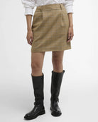 Barbour Soft Blue Tweed Petunia Mini Skirt #Colour_Soft Blue Tweed