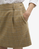 Barbour Soft Blue Tweed Petunia Mini Skirt #Colour_Soft Blue Tweed