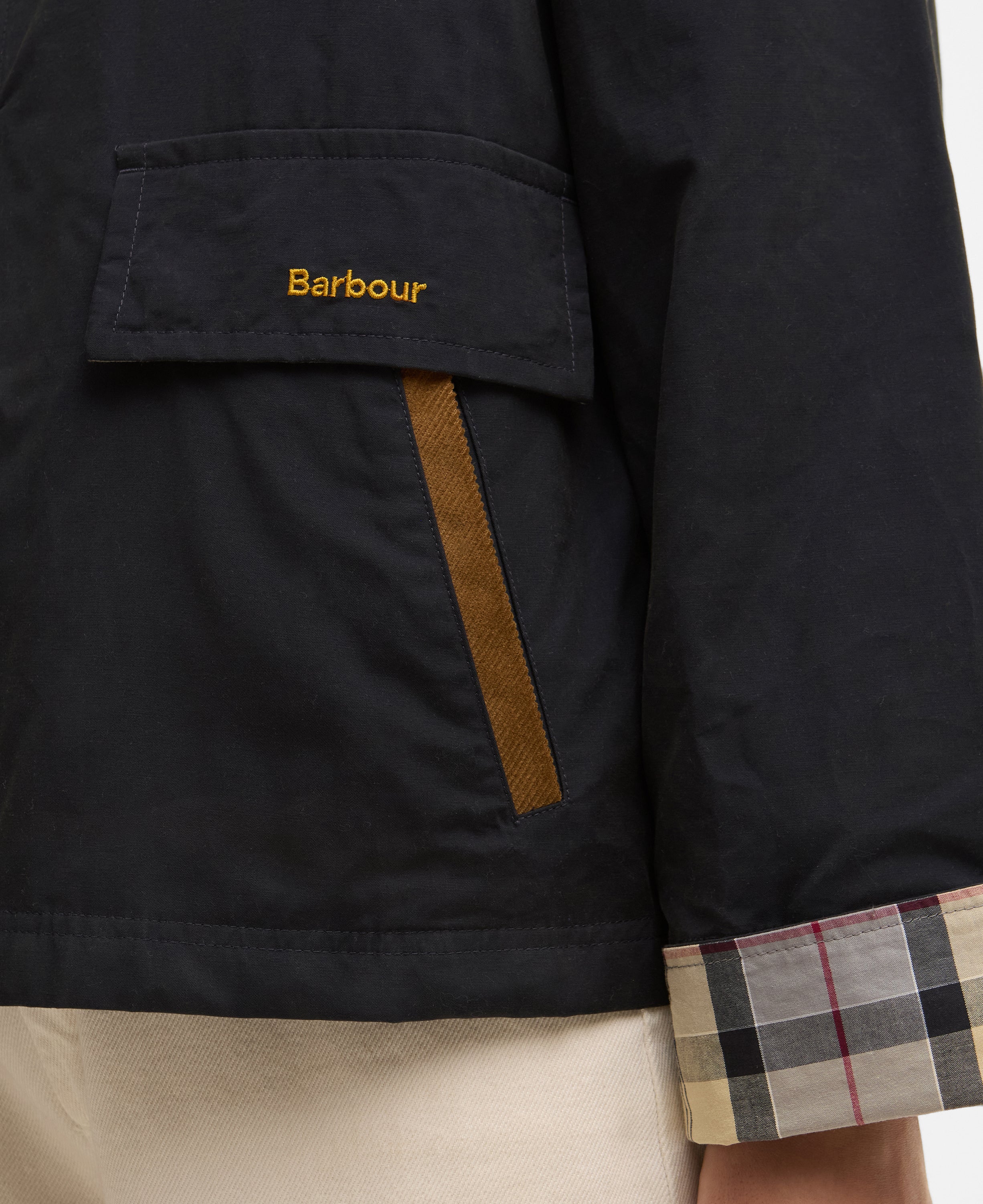 Barbour Dark Navy/Dress Icons Spey Showerproof Jacket #Colour_Dark Navy/Dress