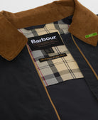 Barbour Dark Navy/Dress Icons Spey Showerproof Jacket #Colour_Dark Navy/Dress