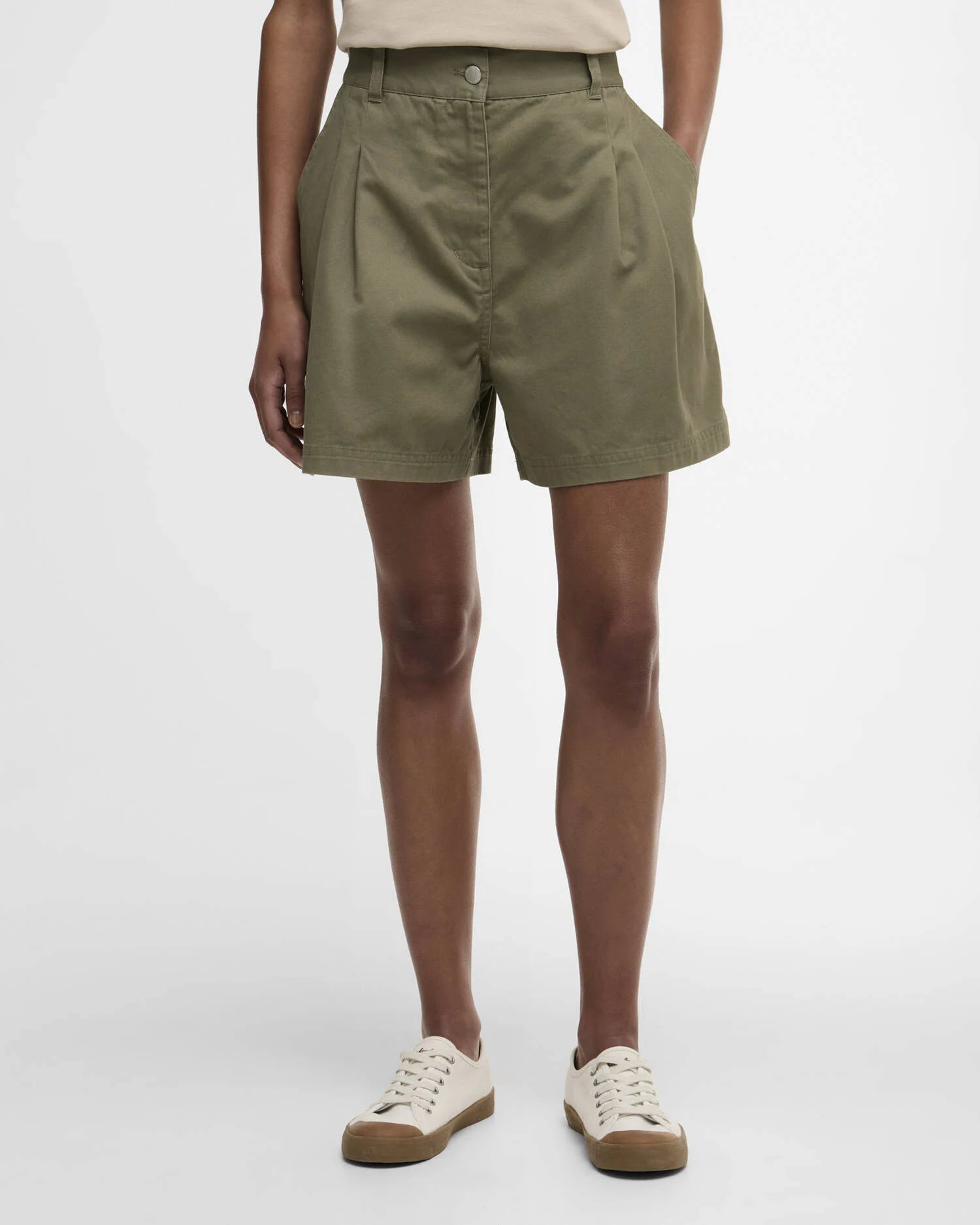 Barbour Dusky Green Fern Shorts #Colour_Dusky Green